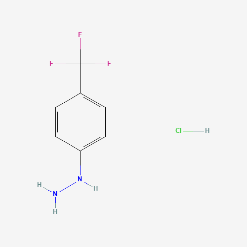 [4-(trifluoromethyl)phenyl]hydrazine;hydrochloride
