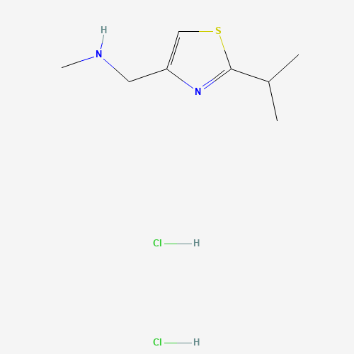 [(2-Isopropyl-1,3-thiazol-4-yl)methyl]methylamine 2HCl
