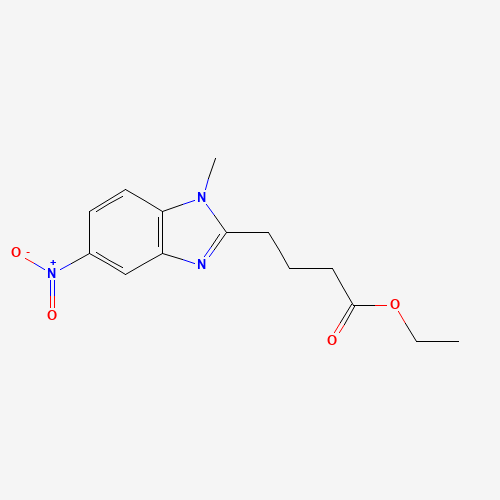 ethyl 4-(1-methyl-5-nitro-1H-1,3-benzodiazol-2-yl)butanoate