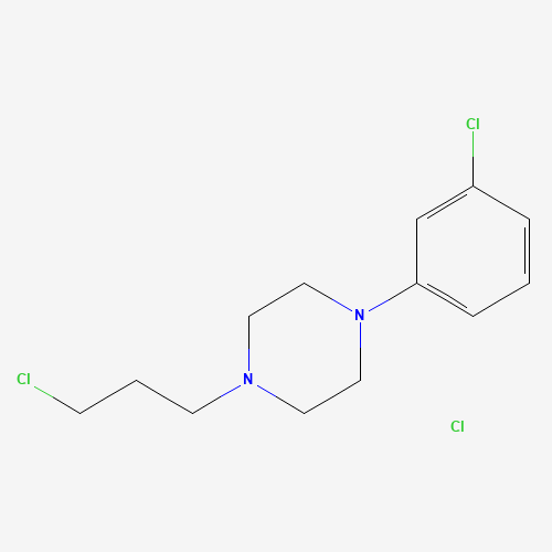 1-(3-Chlorophenyl)-4-(3-chloropropyl)piperazine hydrochloride (Nefazodone Related Compound A)