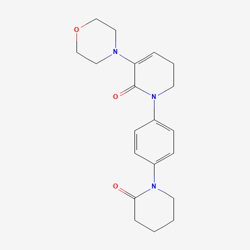 3-Morpholino-1-(4-(2-oxopiperidin-1-yl)phenyl)-5,6-dihydropyridin-2(1H)-one