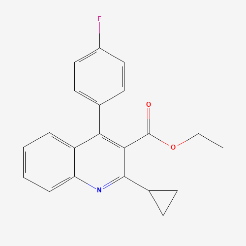 Ethyl 2-cyclopropyl-4-(4-fluorophenyl)-quinolyl-3-carboxylate