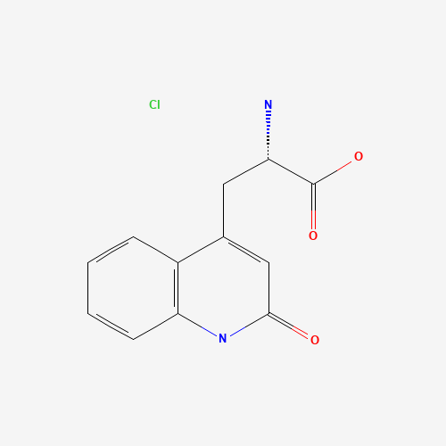 2-Amino-3-[2(1H)-quinolinon-4-yl]-propinonic acid HCl