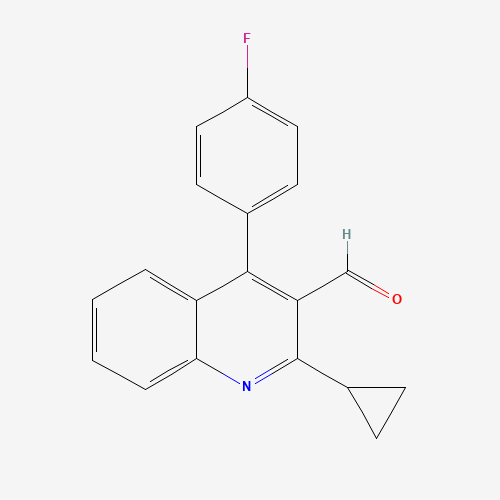 2-Cyclopropyl-4-(4-fluorophenyl)quinoline-3-carbaldehyde