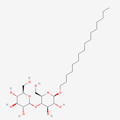 (2R,3R,4S,5S,6R)-2-(((2R,3S,4R,5R,6R)-6-(Hexadecyloxy)-4,5-dihydroxy-2-(hydroxymethyl)tetrahydro-2H-pyran-3-yl)oxy)-6-(hydroxymethyl)tetrahydro-2H-pyran-3,4,5-triol 98064-96-1