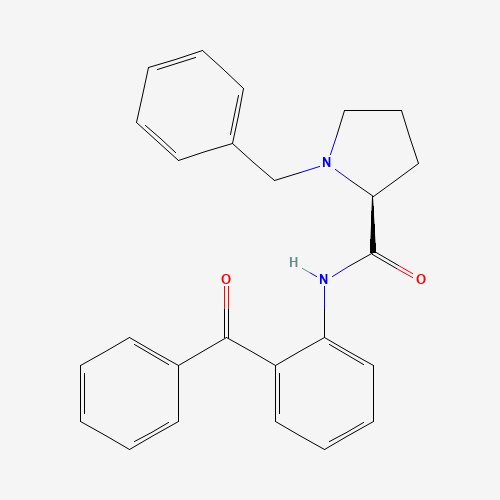(S)-N-(2-Benzoylphenyl)-1-benzylpyrrolidine-2-carboxamide 96293-17-3