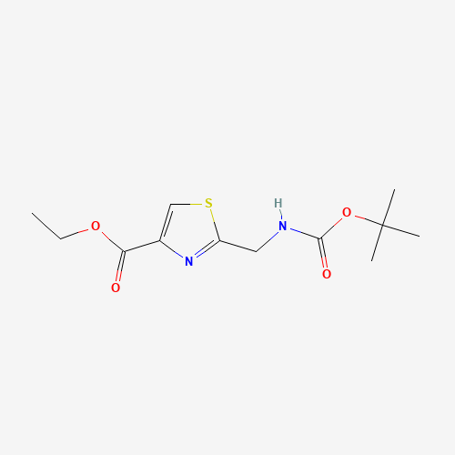 Ethyl 2-(((tert-butoxycarbonyl)amino)methyl)thiazole-4-carboxylate 96929-05-4