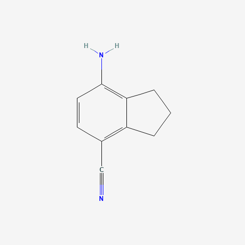7-Amino-2,3-dihydro-1H-indene-4-carbonitrile 959694-78-1