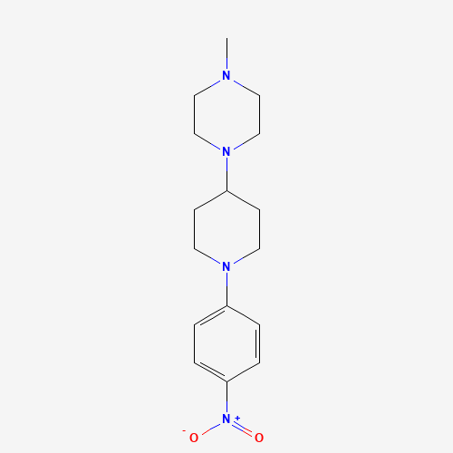 1-Methyl-4-(1-(4-nitrophenyl)piperidin-4-yl)piperazine 959795-69-8