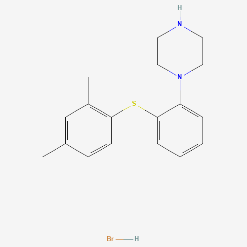 1-(2-((2,4-Dimethylphenyl)thio)phenyl)piperazine hydrobromide 960203-27-4