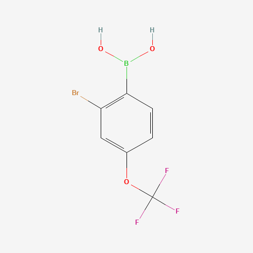 (2-Bromo-4-(trifluoromethoxy)phenyl)boronic acid 959997-86-5