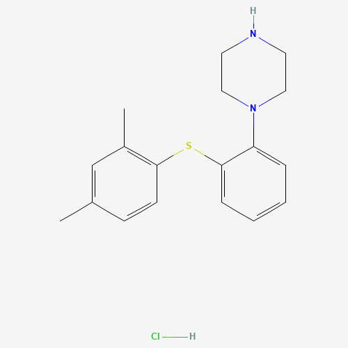 1-(2-((2,4-Dimethylphenyl)thio)phenyl)piperazine hydrochloride 960203-28-5