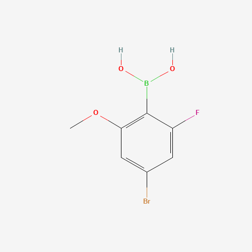 (4-Bromo-2-fluoro-6-methoxyphenyl)boronic acid 957035-32-4