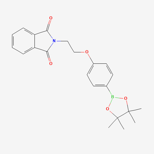 2-(2-(4-(4,4,5,5-Tetramethyl-1,3,2-dioxaborolan-2-yl)phenoxy)ethyl)isoindoline-1,3-dione 957061-09-5