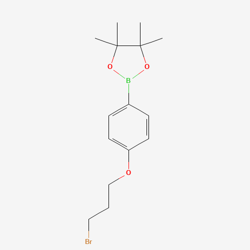2-(4-(3-Bromopropoxy)phenyl)-4,4,5,5-tetramethyl-1,3,2-dioxaborolane 957061-13-1