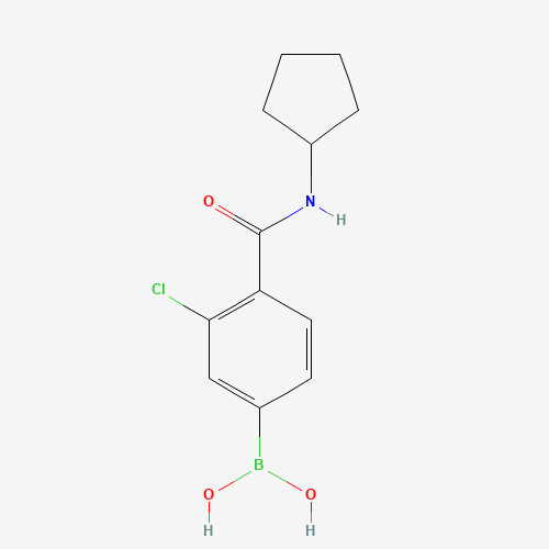 (3-Chloro-4-(cyclopentylcarbamoyl)phenyl)boronic acid 957061-19-7